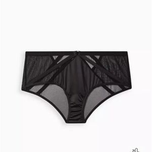 Strappy Satin Cheeky Panty With Keyhole Back From Torrid